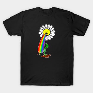 Rainbow Vomit Daisy T-Shirt